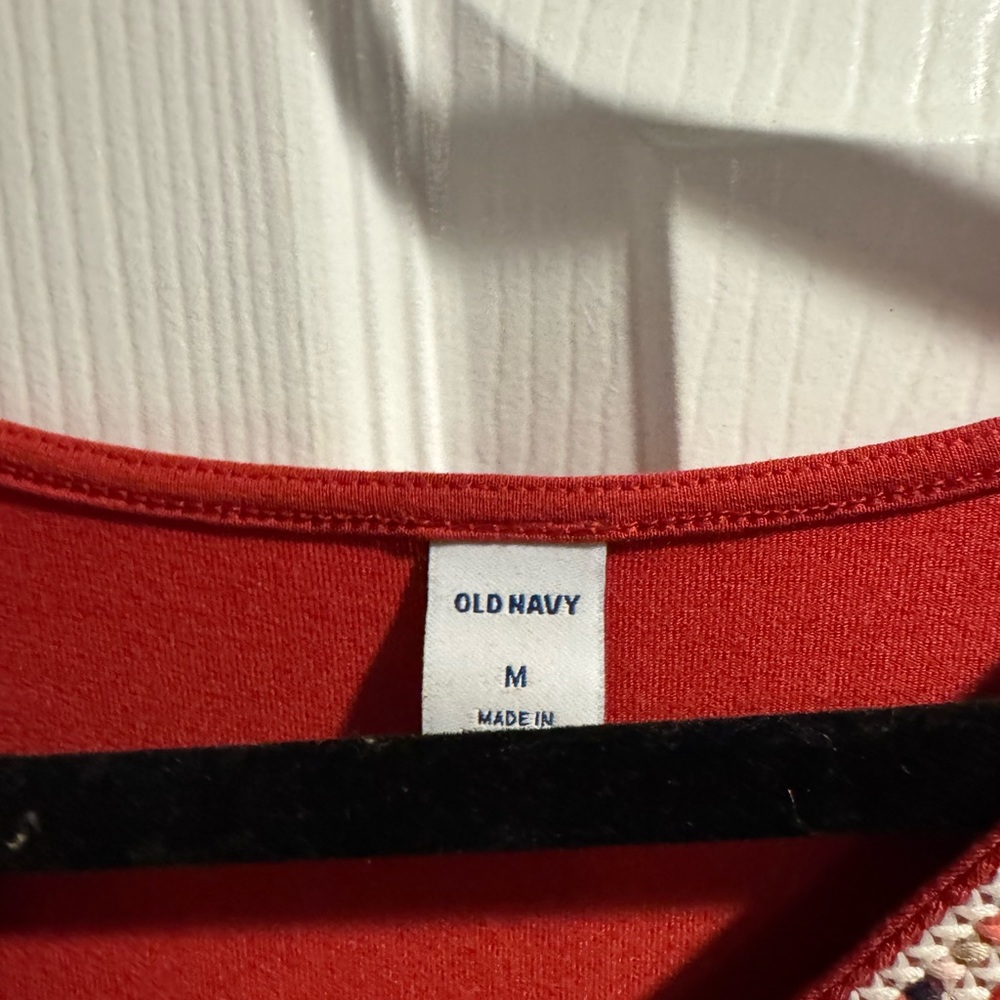 Old Navy Vibrant Red Blouse